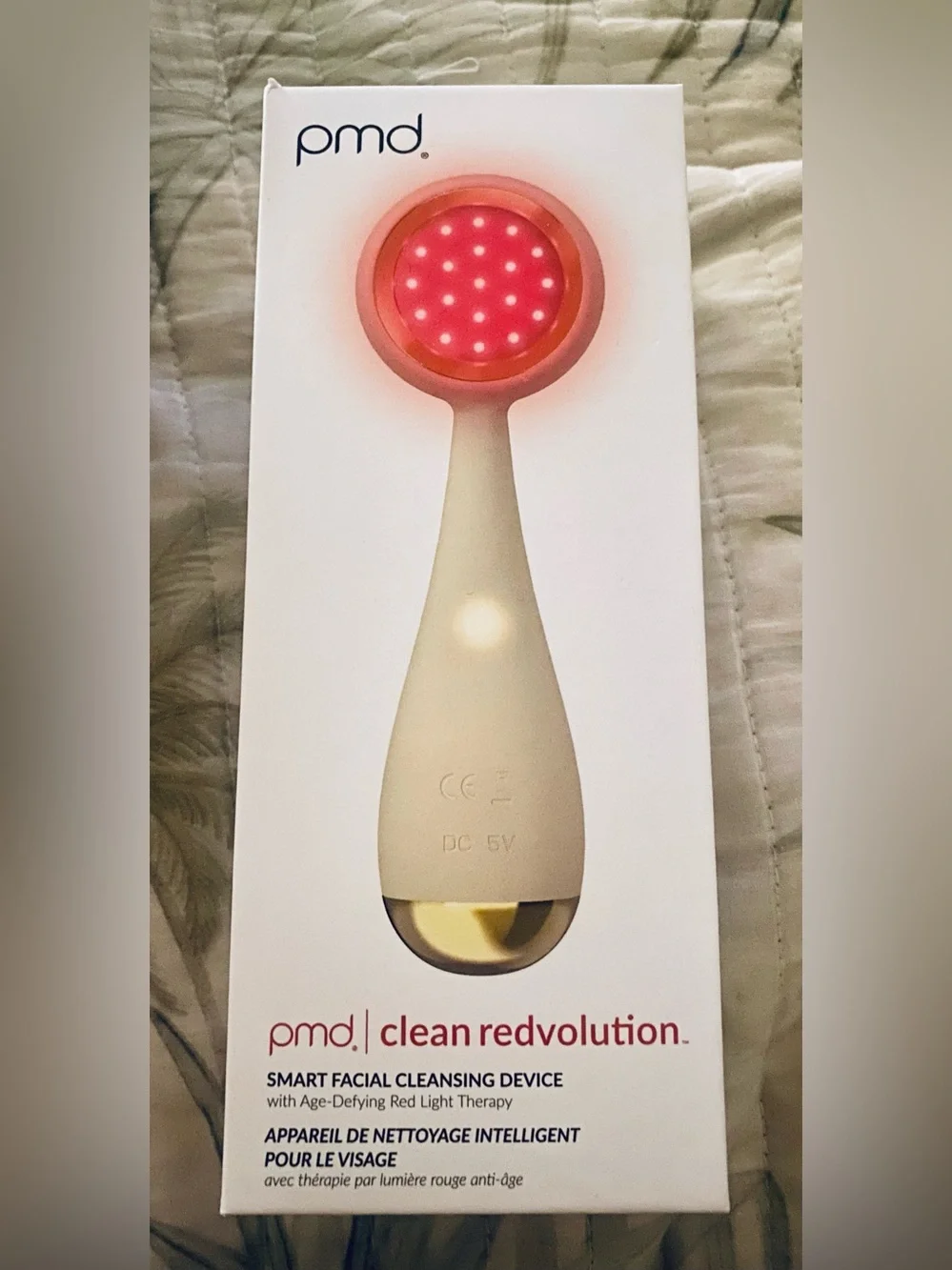 PMD Clean Redvolution LED Smart Facial Device w/ SonicGlow Red Light Therapy